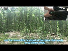 مصباح يدوي مضاد للطائرات بدون طيار مع وظيفة إضاءة قوية